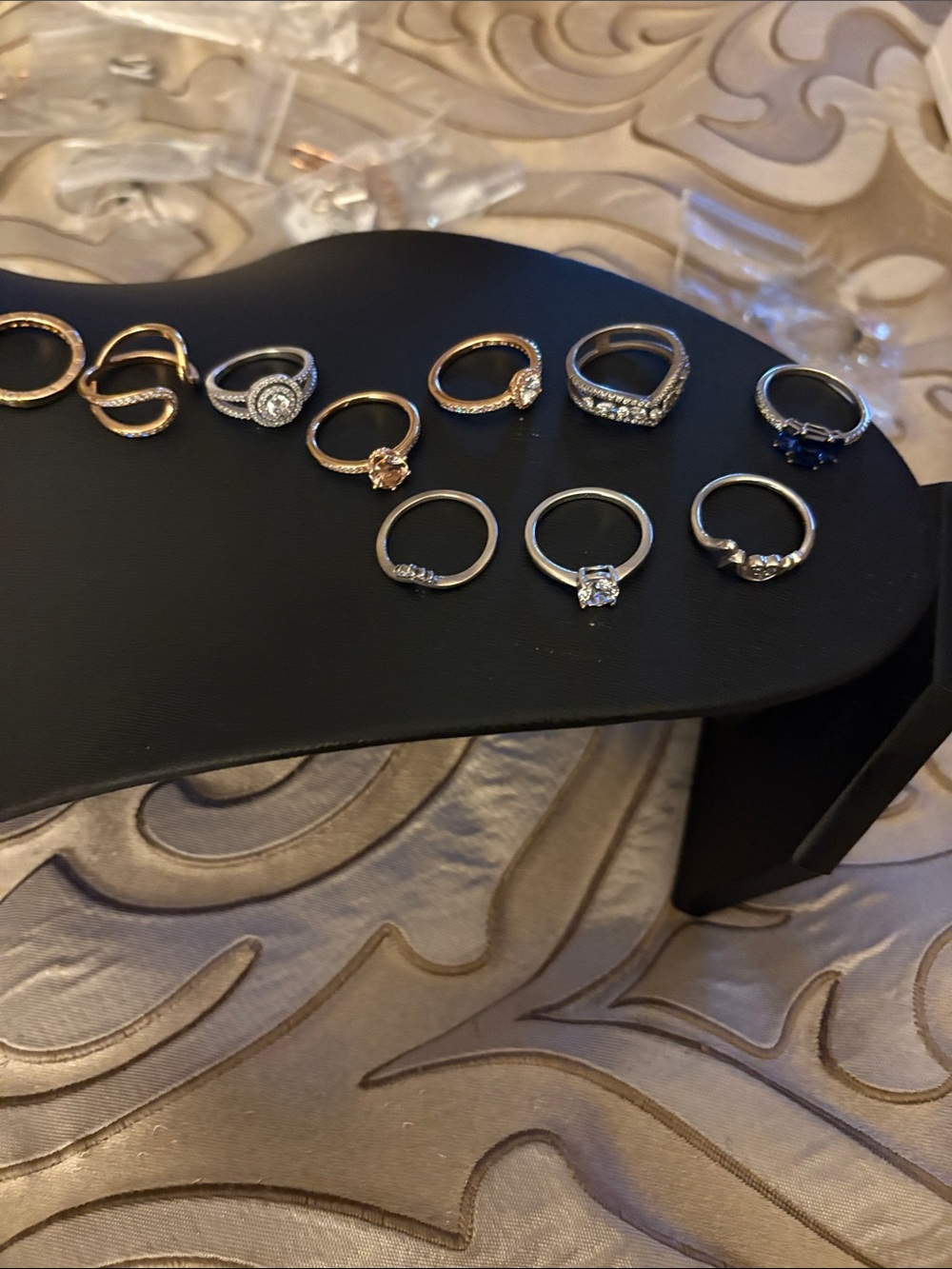 Pandora (11) Assorted Women's Rings Size 7/7.5 NWOT No Boxes